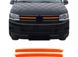 Modanature Griglia Radiatore Modanature Griglia Per Vw T6 2015-2019 Highline Cromo Arancio 2Pz