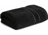 Eurofirany Asciugamano Da Bagno Asciugamano In Cotone Nero Asciugamano Da Hotel 50X90 Cm