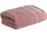 Eurofirany Asciugamano Da Bagno Rosa 50X90 Cm In Cotone Per Hotel