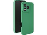 Avizar, Cover Honor 400 Lite In Silicone Liscio Protezione Fotocamera Nero, Verde