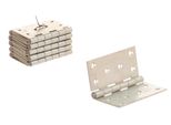 Aqbau® Set 10X Cerniere Per Porte 100 X 100 Mm Cerniere Incernierate, Cerniere Arrotolate, Per Carichi Pesanti, Cerniera Per Mobili Cerniera Per Porte Cerniera Per Casse, Cerniere Per Armadi Verziknt
