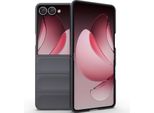 Custodia Per Samsung Galaxy Z Flip 7 Custodia Rigida Pc Opaca Antiurto Antiscivolo Grigio Scuro