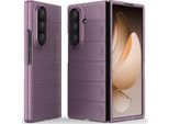 Custodia Per Samsung Galaxy Z Fold 7 Custodia Rigida Pc Opaca Antiurto Antiscivolo Viola