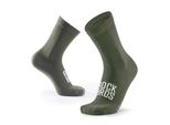 Rockbros Road-To-Sky 1 Paio Di Calze Da Ciclismo Uomo Donna Calze Sportive Strada Bici Traspiranti Calze Da Corsa Lunghe Multicolore Verde M
