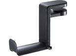 Inf Supporto Per Cuffie Con Supporto Da Tavolo, Girevole A 360° Nero