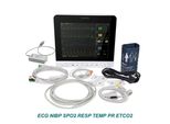 Monitor Paziente Portatile Con Capnografo CO2 Monitor Dei Segni Vitali 7 Parametri, 12,1 Pollici