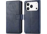 Imoshion Custodia Per Cellulare Per Apple Iphone 17 Pro Max - Custodia A Libro Flip - Blu Scuro