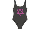 Amplified - Body "Heartagram"" Da Donna GD2824 (M) (Charcoal)"