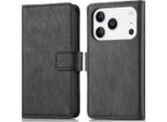 Imoshion Custodia Per Cellulare Per Apple Iphone 17 Pro Max - Custodia A Libro Flip - Nero