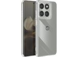 Avizar, Motorola Edge 60 Pro Custodia In Silicone Morbido, Trasparente