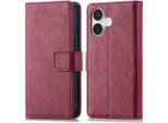 Custodia Per Cellulare Imoshion Per Apple Iphone 17 - Cover Flip A Libro - Rosso