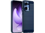 Oppo Reno 13 Sleeve - Silicone - Custodia/Copertura Morbida Imoshion - Colore Blu Scuro