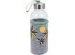 Borraccia Excellent Houseware, Vetro, 6X19 Cm, 400 Ml, Sun