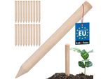 Kotarbau® Set Di 20 Pali Per Fagioli In Legno Da 30 Cm Paletto In Legno Paletto In Legno In Legno Di Faggio Per Piantare Paletti In Legno Paletto In Legno Per La Messa A Terra Paletto In Legno Duro Picchetto Per La Messa A Terra Rotondo