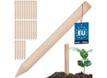 Kotarbau® Set Di 25 Pali Per Fagioli In Legno 30 Cm Pali In Legno Pali In Legno Di Faggio Pali Per Piantine Pali In Legno Pali In Legno Pali Per La Messa A Terra Pali In Legno Duro Pali Per La Messa A Terra Pali Rotondi