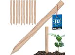 Kotarbau® Set Di 10 Pali Per Fagioli In Legno 40 Cm Paletto In Legno Paletto In Legno Di Faggio Paletti Per Piantine Paletto In Legno Paletto In Legno Picchetto Di Messa A Terra Picchetto In Legno Duro Picchetto Di Messa A Terra Rotondo