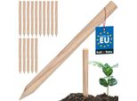 Kotarbau® Set Di 15 Pali Per Fagioli In Legno Da 40 Cm Paletto In Legno Paletto In Legno Di Faggio Paletti Per Piantine Paletto In Legno Paletto In Legno Picchetto Di Messa A Terra Picchetto In Legno Duro Picchetto Di Messa A Terra Rotondo