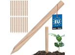 Kotarbau® Set Di 20 Pali Per Fagioli In Legno Da 40 Cm Paletto In Legno Paletto In Legno Di Faggio Per Piantine Paletto In Legno Paletto In Legno Per La Messa A Terra Paletto In Legno Duro Palo Per La Messa A Terra Rotondo