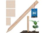 Kotarbau® Set Di 25 Pali Per Fagioli In Legno 40 Cm Pali In Legno Pali In Legno Faggio Pali Per Piantare Pali In Legno Pali In Legno Palo Di Messa A Terra Palo In Legno Duro Picchetto Di Messa A Terra Rotondo