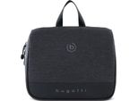 Bugatti Borsa Da Toilette Universum Toiletry Bag Black Grigio Scuro