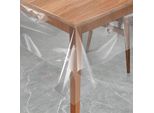 Tovaglia Trasparente Tovaglia Trasparente Cristallina Per Uso Interno Ed Esterno 0,10 Mm (100 X 180 Cm - Rettangolare)