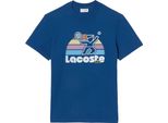 Lacoste - T-Shirt Lavata Da Uomo GT3932 (Xs) (Blu)