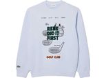 Lacoste - Felpa Uomo/Donna Unisex GT4981 (Xs) (Blu)
