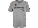 Outerstuff Nhl Apro Prime In Cotone, Maglietta Junior A Maniche Corte, Blackhawks, Taglia: M (10-12 Anni)