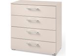 Schubkastenkommode "Henderson", Beige (Champagner), B:80Cm H:81Cm T:42Cm, Holzwerkstoff, Set One By Musterring, Sideboards, Mit 4 Schubladen Inkl. Selbsteinzug Und DäMpfung