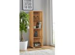 Standregal Priess, Beige (Astkernbuchefarben), B:41Cm H:135Cm T:38Cm, Holzwerkstoff, Regale, BüCherregal Standregal