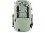 Laptoprucksack NITRO Weekender, Gr. B/H/T: 30cm x 55cm x 23cm, grün (dead flower), Nylon, Polyester, Rucksäcke, Reiserucksack mit Laptopfach, Schulrucksack, Wanderrucksack