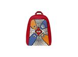 Tagesrucksack DOGO Tidy Bag Rucksack Center View Damen Backpack, rot, Lederimitat, Rucksäcke