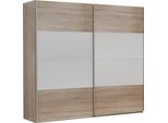 SchwebetüRenschrank Wimex "Easy", Weiß (Struktureichefarben Hell, Weiß), B:180Cm H:210Cm T:65Cm, SchräNke, SchwebetüRenschrank