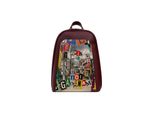 Tagesrucksack DOGO Tidy Bag Rucksack Not Gangnam Damen Backpack, rot, Lederimitat, Rucksäcke