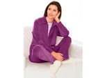 Hausanzug COMTESSA, Damen, Gr. 22/23, lila (beere), 80% Baumwolle, 20% Polyester, Homewear-Sets Hausanzug