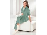 Hausanzug COMTESSA, Damen, Gr. 40/42, grün, 80% Baumwolle, 20% Polyester, Langarm, Homewear-Sets Freizeitanzug Hausanzug