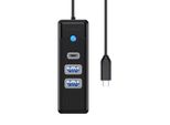 Orico Hub Da USB-C A 2X Usb 3.0 + USB-C, 5 Gbps, 0,15 M (Nero)