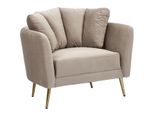 Poltrona Kiev Grigia Cm 88X77X74