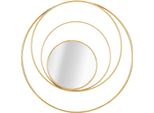 Furnlux Specchio Da Parete Arc Gold 80Cm / Colore Principale: Oro / Dimensioni: 80 X 80 X 4 Cm