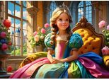 Alipson Puzzle Legespiel La Principessa Sul Trono - 500 Pezzi Karton