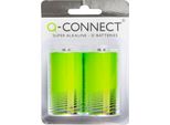 Q-Connect® KF00491 Pile Super Alcaline - Mono/Lr20/D 1,5Volt, 2 Pezzi