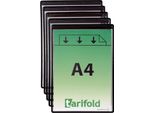 Tarifold - Tasche Magnetiche A4 Verticale /5 Pezzi Nero