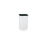Bicchiere Kela Nuria Ps Plastica Bianco/Grigio 7,5X7,5X12Cm, 22591