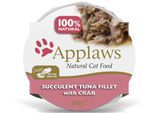 Applaws Cat Nassfutter Pots Saftiges Thunfischfilet Mit Krabben 60 Gx10