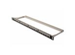 Digitus Patchpanel 0,5HE 24-Port Modular Geschirmt Schwarz