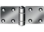 Cerniera H.50Mm L.180Mm P.4Mm Sta Blu Zincato Laminato Vormann