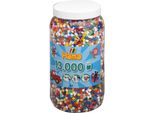 Hama 267-2110 Perline Midi Da Stirare 13000 Pezzi Latta 10 Colori Solidi Misti