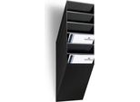 Durable Espositore Da Parete Flexiboxx 6 A4 Verticale, 6 Pezzi, Nero, 1709760060