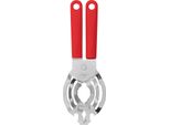 Brabantia Apriscatole Multiuso, Apribottiglie, Apri Snooze, Apribottiglie, Rosso, 2,5 Cm, 106583