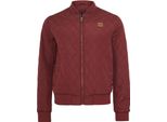 Urban Classics Leichte Jacke Diamond Quilt Nylon Jacket Borgogna-M